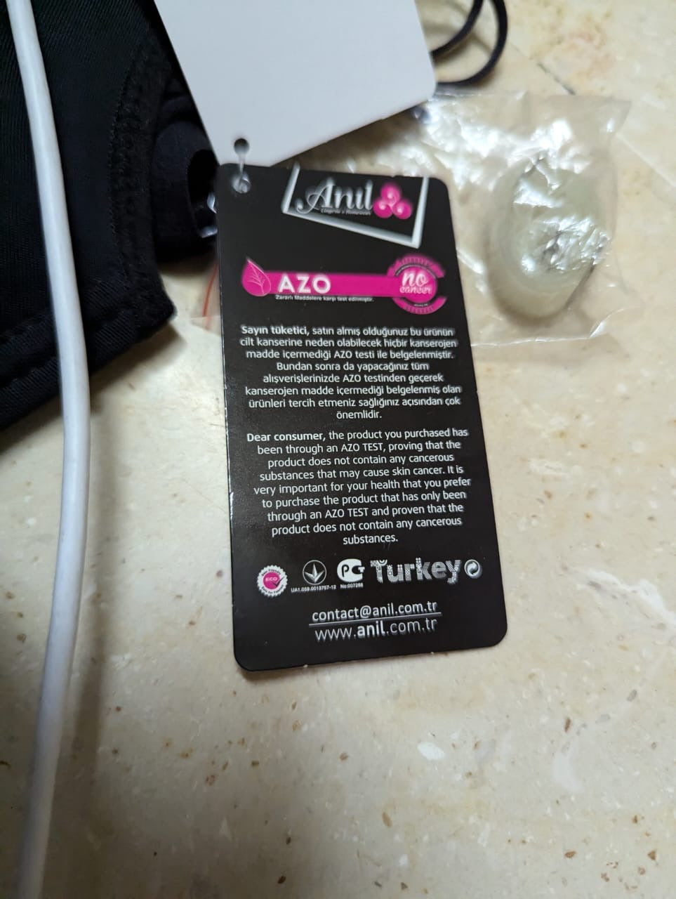 Anil Turkey Bra. Size: 34B