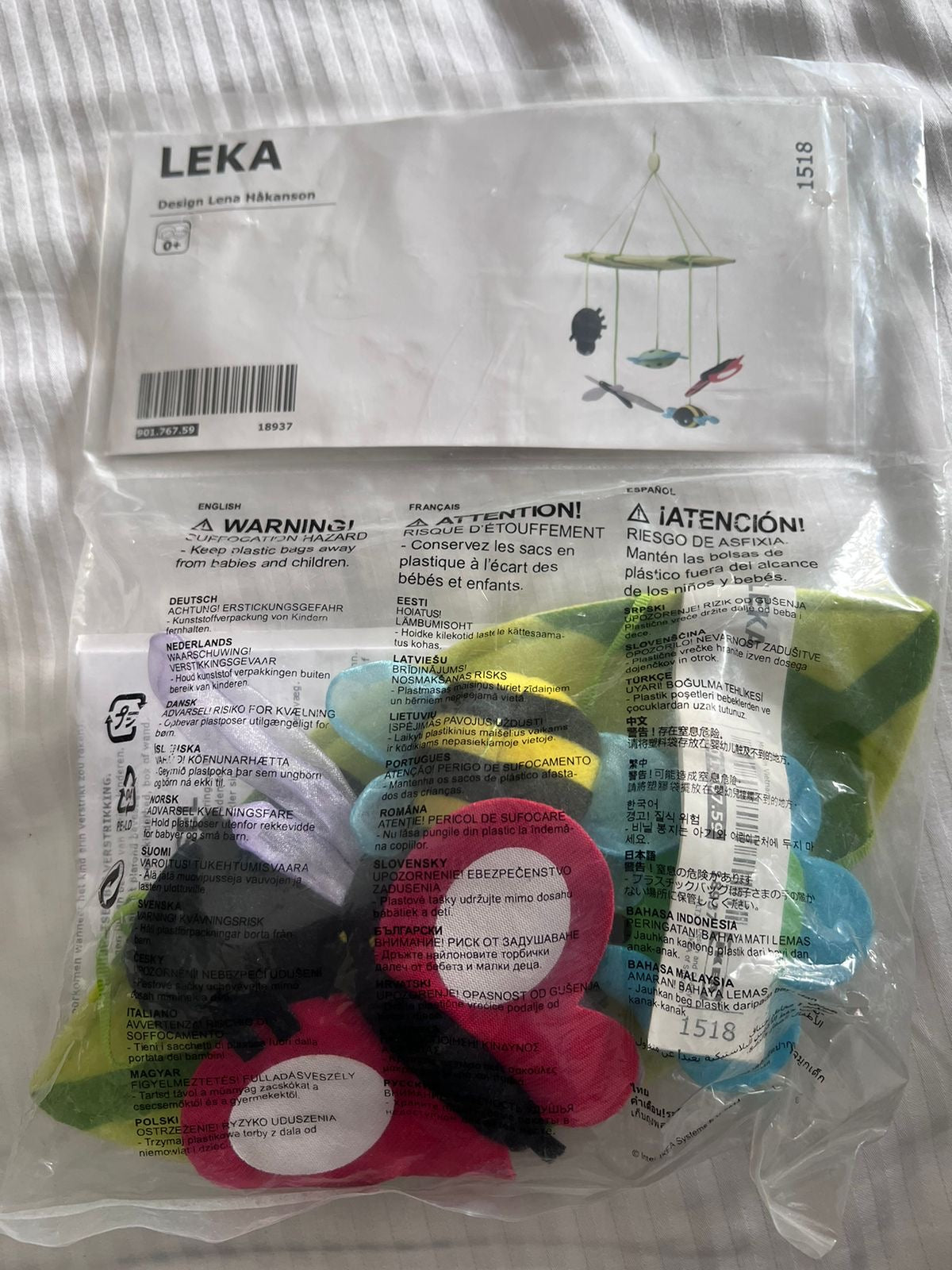 Ikea Leka Cot Mobile