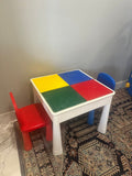 Lego Table & 2 Chairs