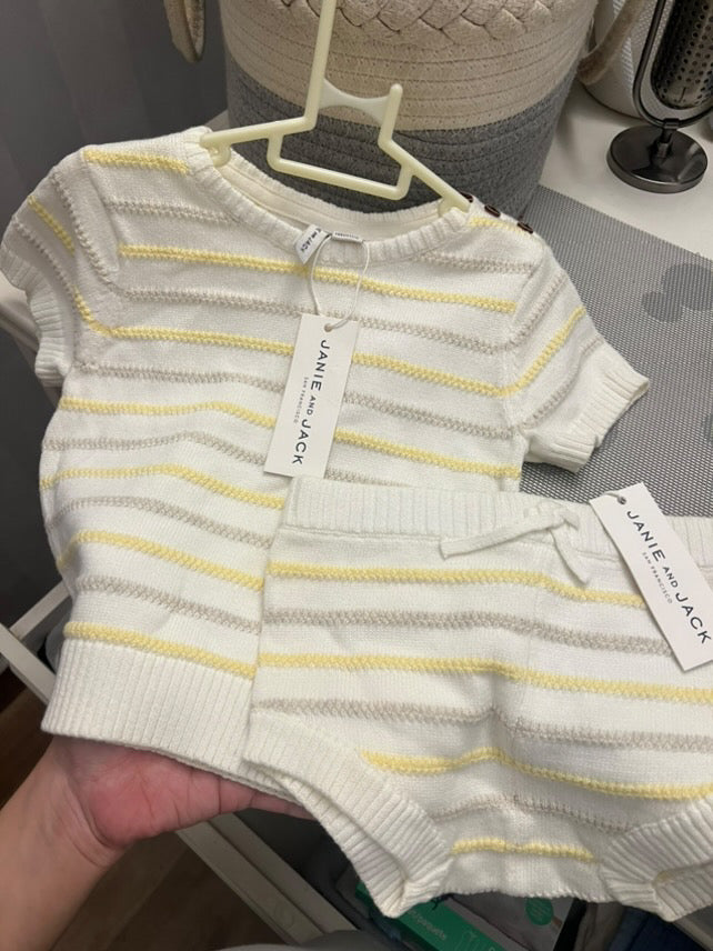 Janie & Jack 2Pc Set. Size: 18-24m