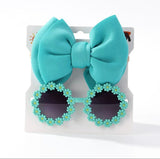 Sunglasses & Hairband Bow Set