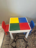 Lego Table & 2 Chairs
