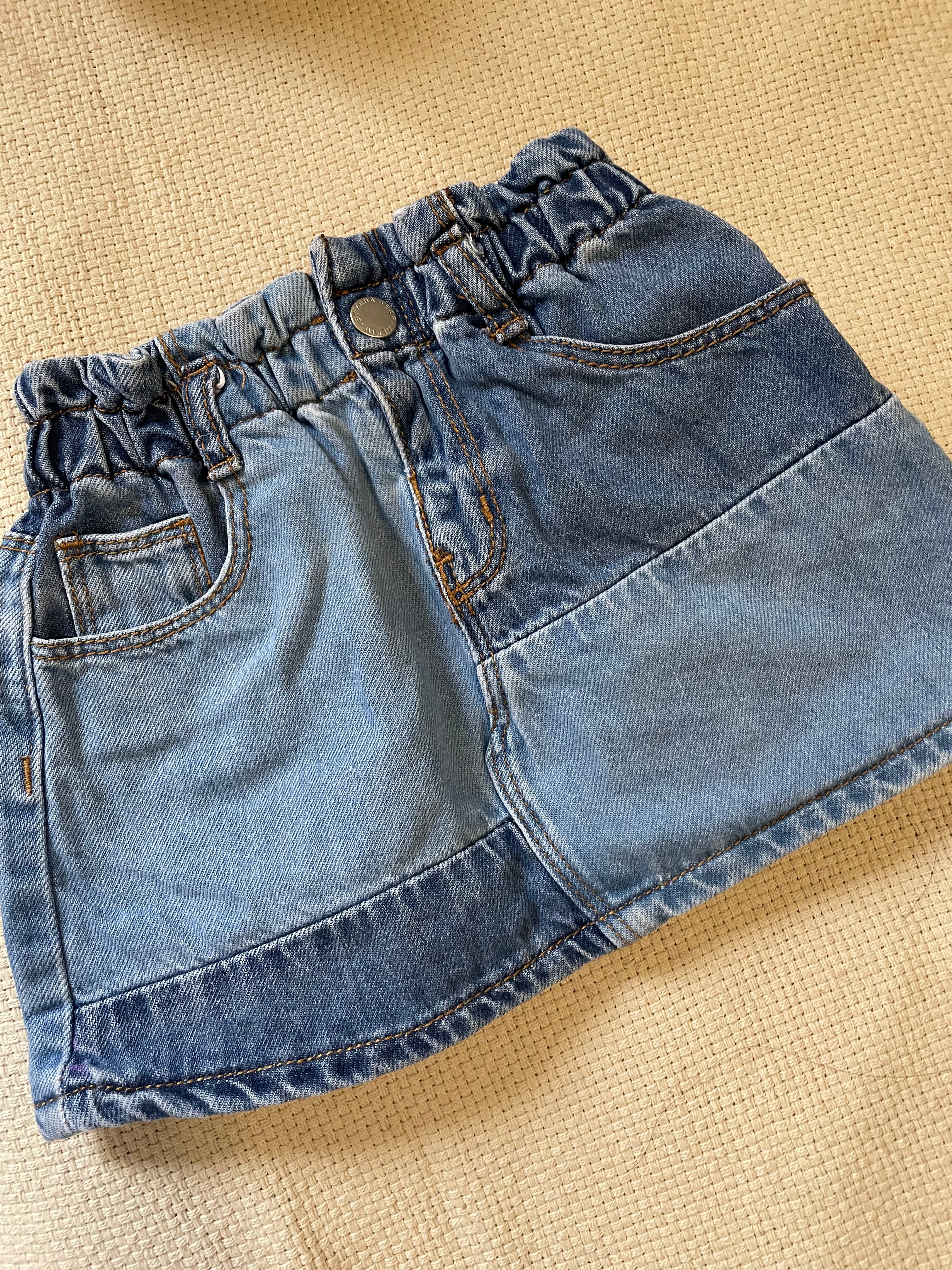 ZARA Denim Skirt 18-24m