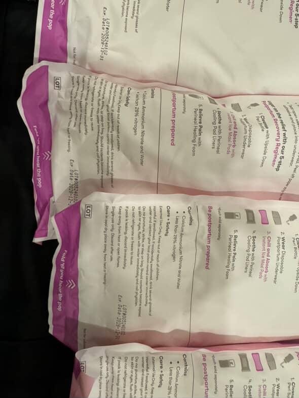 Frida mom Instant Maxi Pads / Pack of 2