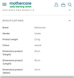 Mothercare Moses Basket