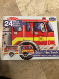 Giant Fire Truck Puzzle