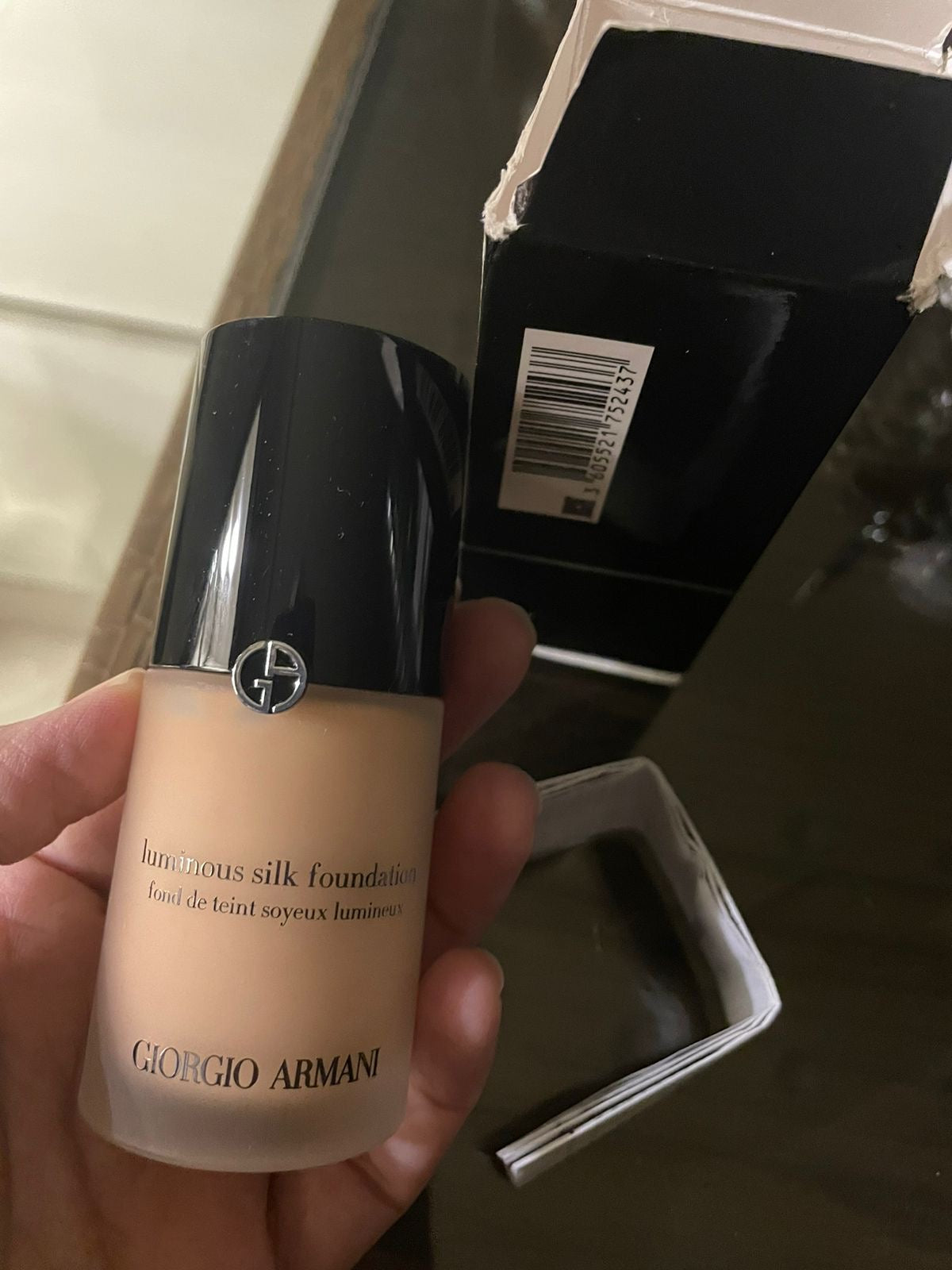 Armani luminous silk foundation best sale