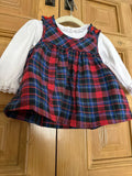 Watch Me Grow 2pc Dress. Size:3-6M