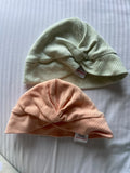 Pack Of 2 Turban Caps. Size: 3-6m