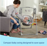 Slim Spaces Compact Baby Swing