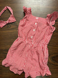 Tommy Hilfiger Romper & Headband Set. Size: 18m