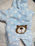 Fleece Bear Romper Size: 3-6m
