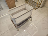 Mamas & Papas Bedside Crib-Grey