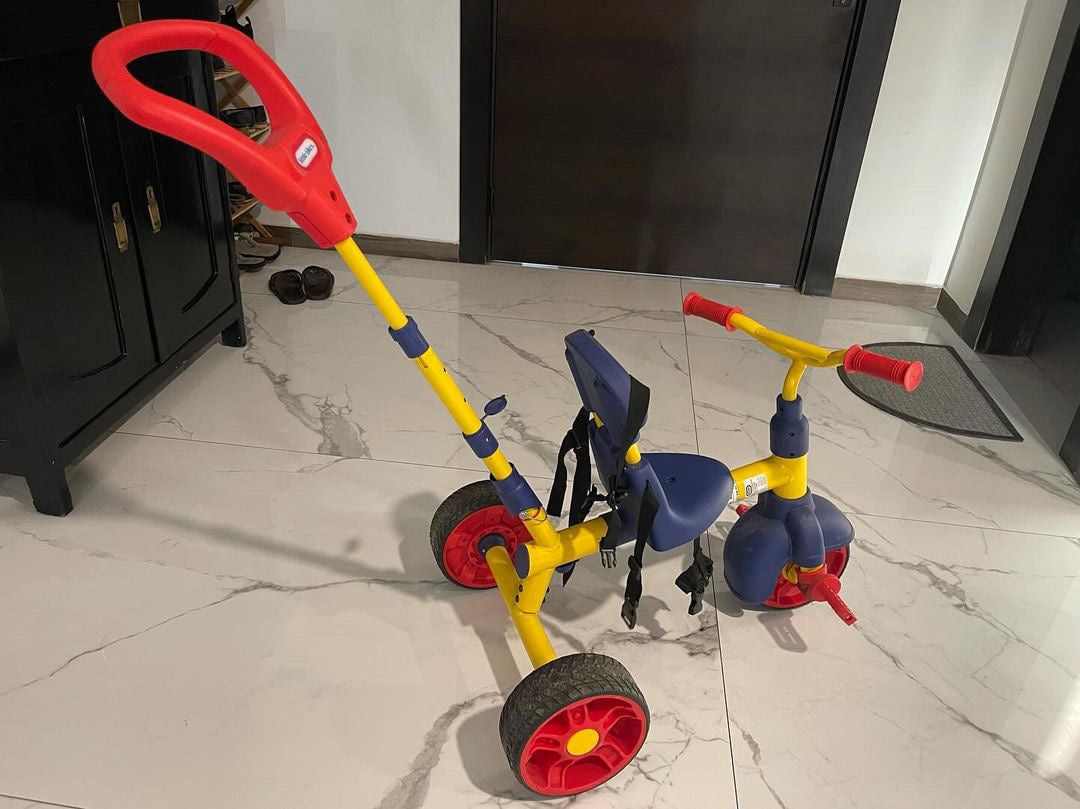 Little Tikes Tricycle With Handle Mamas Marketplace