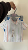 M&S Shorts With Shirt. Size: 3-6m