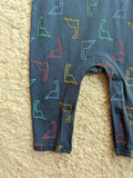 Miki Open Footed Romper. Size: 0-6m