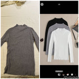 Grey Mock Shirt. Size: Medium