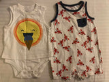 GAP Summer Onesies. Size: 3-6m
