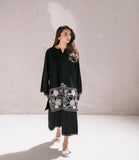 Black Solids Shirt & Pants. Size: Small