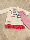 Dr.Set With Pants. Size: 3-4yrs