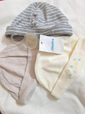 Juniors Set Of 3 Caps. Size: 6m