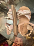 Gold Sandals. Size: 23
