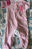 Max Terry Footed Sleepsuit. Size: 3-6m