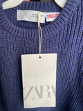 Zara Navy Sweater. Size: 3-6m
