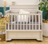 Solid Wood Crib With Storage Drawers