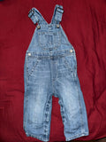 Baby GAP Denim Overall. Size: 18m