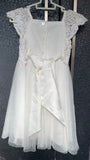Monsoon White Dress. Size: 6-12m
