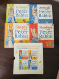 Set Of 4 Learning Fun With Peter Rabbit Hard Back Library