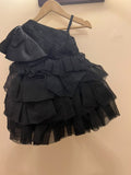 Zeezou One Shoulder Tutu Black Dress. Size: 12m