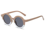 Sunglasses In Brown & White