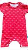 Featherhead Baby Romper. Size: 0-3m