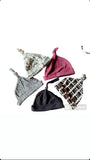 Knotted Caps. Size: 0-3m