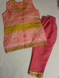 Bandni Design Shalwar Kameez. Size: 4-5yrs