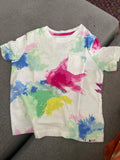 BabyGAP Tshirt In Splash Paint. Size: 2yrs