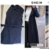 Shein Trench Coat. Size: Large