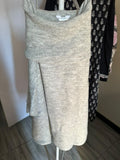 Accessorize London Cozy Knit Poncho Grey. Size: One size