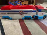 Paw Patrol Truck With Race Track&Cars
