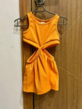 Shein Orange Dress. Size: 6-9m