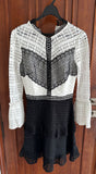 Gianni Bini X-Lace Mini Dress. Size: Small