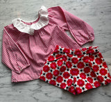 Jacadi Paris Shirt & Shorts. Size: 24m