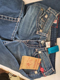 True Religion Low Waisted Bootcut Jeans. Size 28