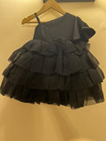 Zeezou One Shoulder Tutu Black Dress. Size: 12m