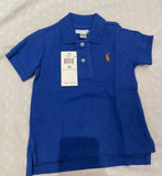 Ralph Lauren Blue Tshirt. Size: 12m