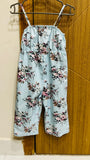 Shein Blue Floral Jumpsuit. Size: 6-9m