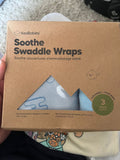 Pack Of 3 Keababies Soothe Swaddle Wrap. Size: 0-3m