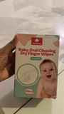 Baby Oral Cleaning Dry Finger Wipes| count 45